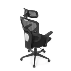 Kancelářská židle, houpací mechanismus, černá látka, KA-Q8203 BK