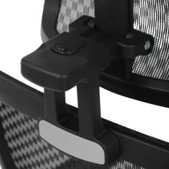 Kancelářská židle, houpací mechanismus, černá látka, KA-Q8203 BK