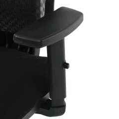 Kancelářská židle, houpací mechanismus, černá látka, KA-Q8203 BK