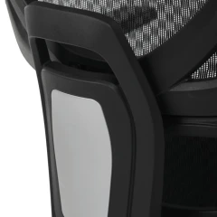 Kancelářská židle, houpací mechanismus, černá látka, KA-Q8203 BK