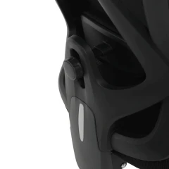 Kancelářská židle, výškově nastavitelná, černá síťovina, KA-R216 BK