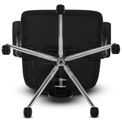 Kancelářská židle, výškově nastavitelná, černá síťovina, KA-R216 BK