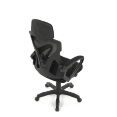 Kancelářská židle, výškově nastavitelná, černá látka, KA-R223 BK