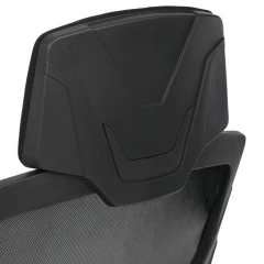 Kancelářská židle, výškově nastavitelná, černá látka, KA-R223 BK