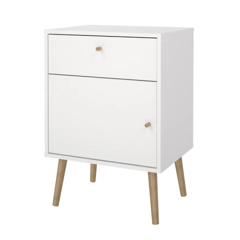 Noční stolek Boaz 123 - bílá