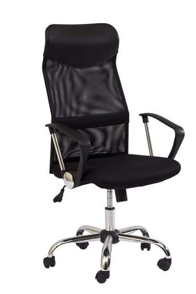 Levně Casarredo Kancelářská židle Q-025 černá/černá