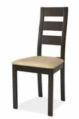 Jídelní čalouněná židle CB-44 wenge/béžová