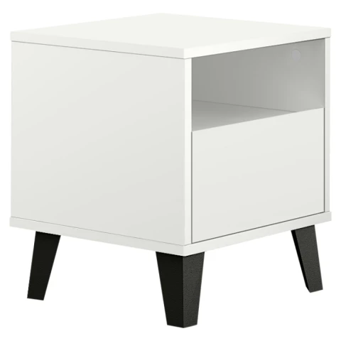 Noční stolek BOGAN NEW 1S - bílá