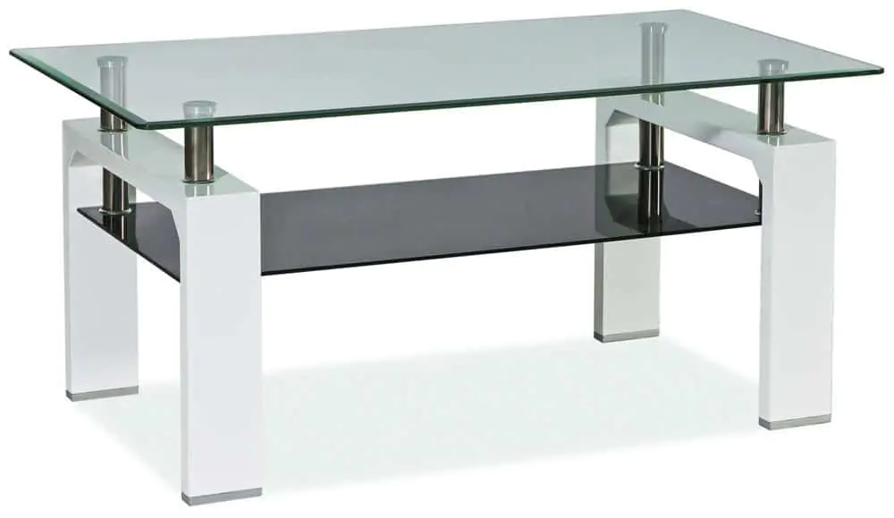 Casarredo Konferenční stolek LISA II - bílý lak