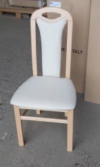 Jídelní židle Berta - lux 25 béžová/ buk č.2