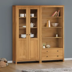 Vitrína 2 dveře TORINO vosk