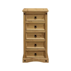 Komoda 5 zásuvek CORONA vosk