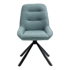 Otočná jídelní židle KANAD světle modrá