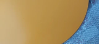 Konferenční stolek CIRILLA, žlutý - II.jakost č.3