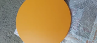 Konferenční stolek CIRILLA, žlutý - II.jakost č.2