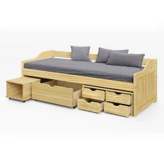 Jednolůžková postel se zásuvkami MAXIMA