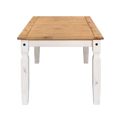 Jídelní stůl 178x92 CORONA - bílý vosk