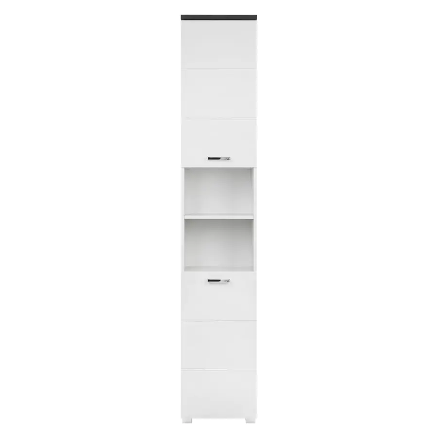 Idea Skříň 2 dveře PRAYA 72 bílá/beton