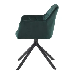Otočná jídelní židle SINES - zelená