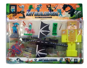 Kolekce figurek Minecraft My buildings sada FIBH2053