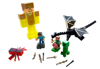 Kolekce figurek Minecraft My buildings sada FIBH2053