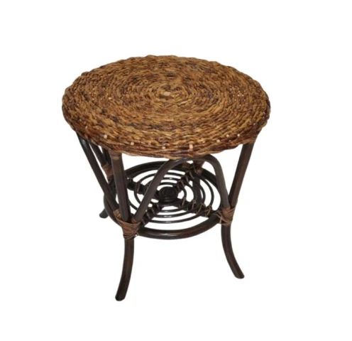 Ratanový stolek Fabion - banánový list