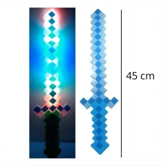 Svítící diamantový meč se zvuky Minecraft OPBH2302