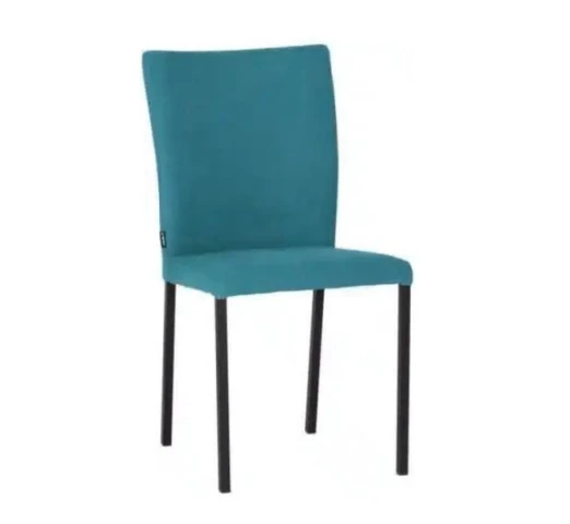 Jídelní židle Blake nerez/petrolejová - II.jakost POSLEDNÍ KUS