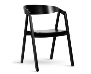 Křesílko GURU buk masiv - černé