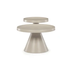 Konferenční stolek 69x69x44cm, kov, kašmír, CT-F4112 CSM