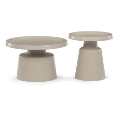 Konferenční stolek 69x69x43cm, kov, kašmír, CT-F4114 CSM