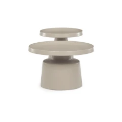 Konferenční stolek 69x69x43cm, kov, kašmír, CT-F4114 CSM