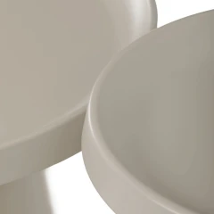 Konferenční stolek 69x69x43cm, kov, kašmír, CT-F4114 CSM