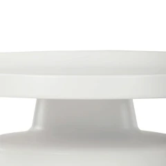 Konferenční stolek 69x69x43cm, kov, bílá, CT-F4114 WT