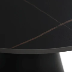 Konferenční stolek 70x70x41cm, keramika, mramor, CT-F4118 BK