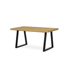 Jídelní stůl rozkládací 160-240x90 cm, lamino, dub, HT-R5624 OAK