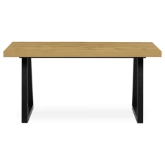 Jídelní stůl rozkládací 160-240x90 cm, lamino, dub, HT-R5624 OAK