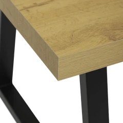 Jídelní stůl rozkládací 160-240x90 cm, lamino, dub, HT-R5624 OAK