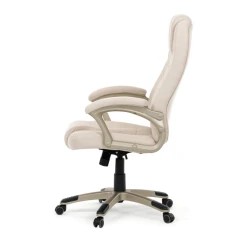 Kancelářské křeslo, houpací mechanismus, béžová látka, KA-C713 CRM2