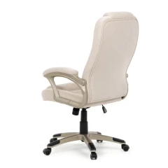 Kancelářské křeslo, houpací mechanismus, béžová látka, KA-C713 CRM2