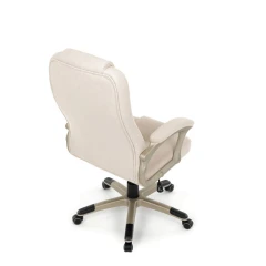 Kancelářské křeslo, houpací mechanismus, béžová látka, KA-C713 CRM2