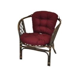 Ratanové křeslo Bahama, hnědé č.4