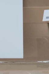 Rohový PC stůl s regálem MINESON, bílá - II.jakost B č.4