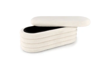 BLISS ławka z funkcją pojemnika, kremowy (1p=1szt)