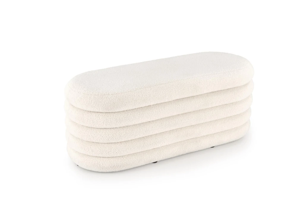 Čalouněná lavice BLISS - krémová