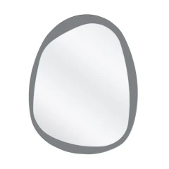 PLAZA lustro ścienne, srebrny (1p=1szt)