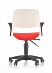 Dětská židle Jack, bílo-červená