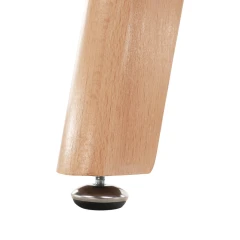 Jídelní stůl, bílá/přírodní, 80x80 cm, DEJAN 3 NEW