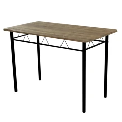 Jídelní set 1+4, dub sonoma/černá, MAKO