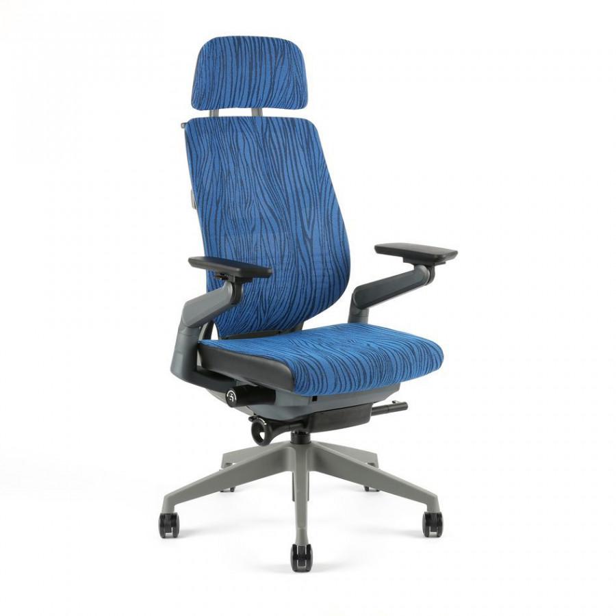 Levně Office Pro Kancelářská židle KARME MESH - A-07 modrá